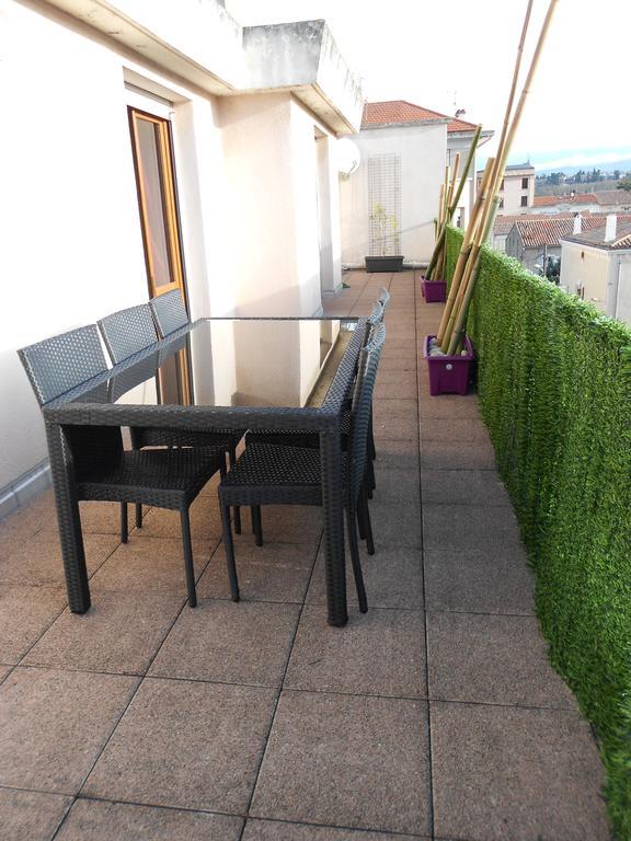 Apartement Le Tilleul Carcassonne Exterior foto